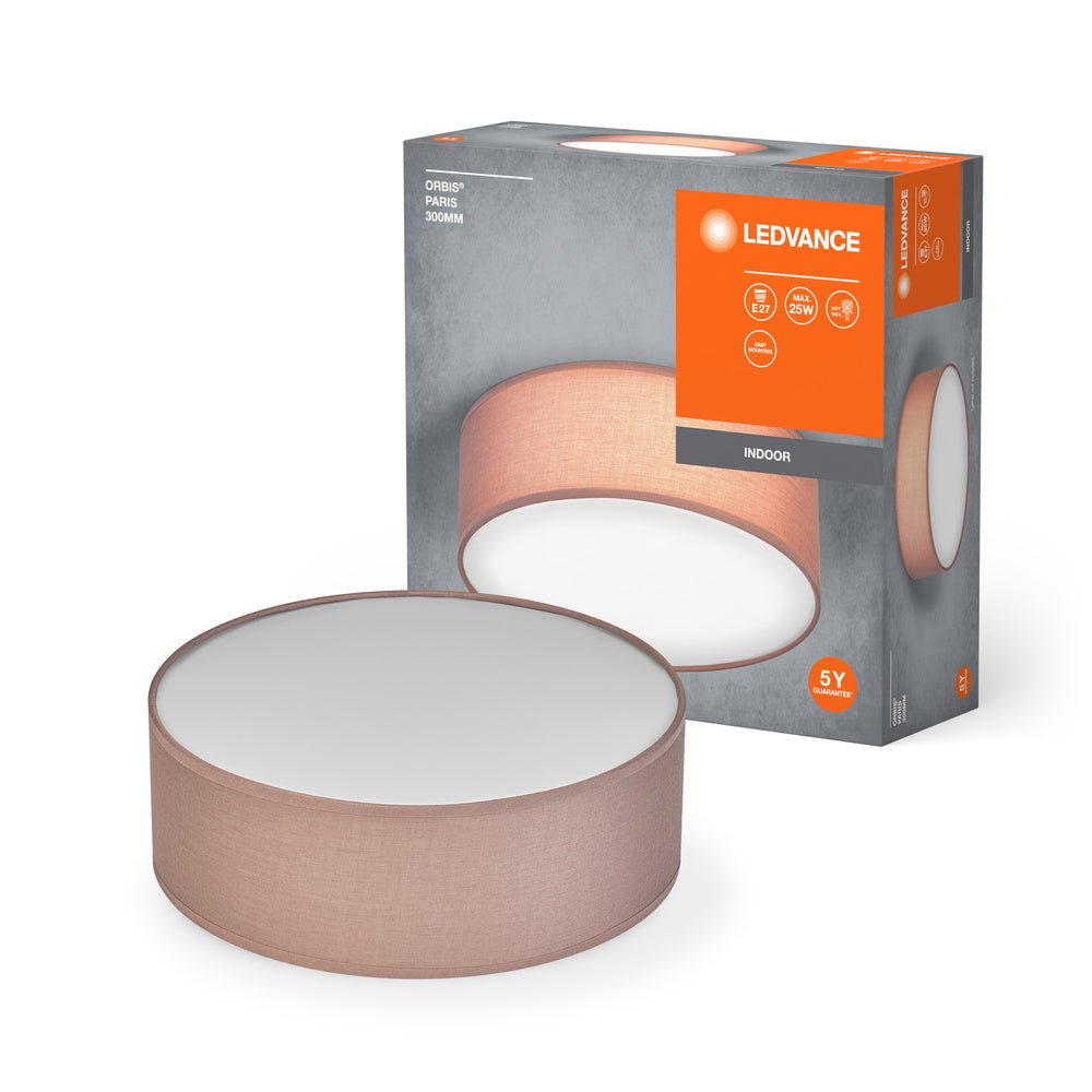 4058075829008 - LED stropní svítidlo hnědé E27 ORBIS PARIS 300 mm - Stropní svítidlo - LEDVANCE e - shop