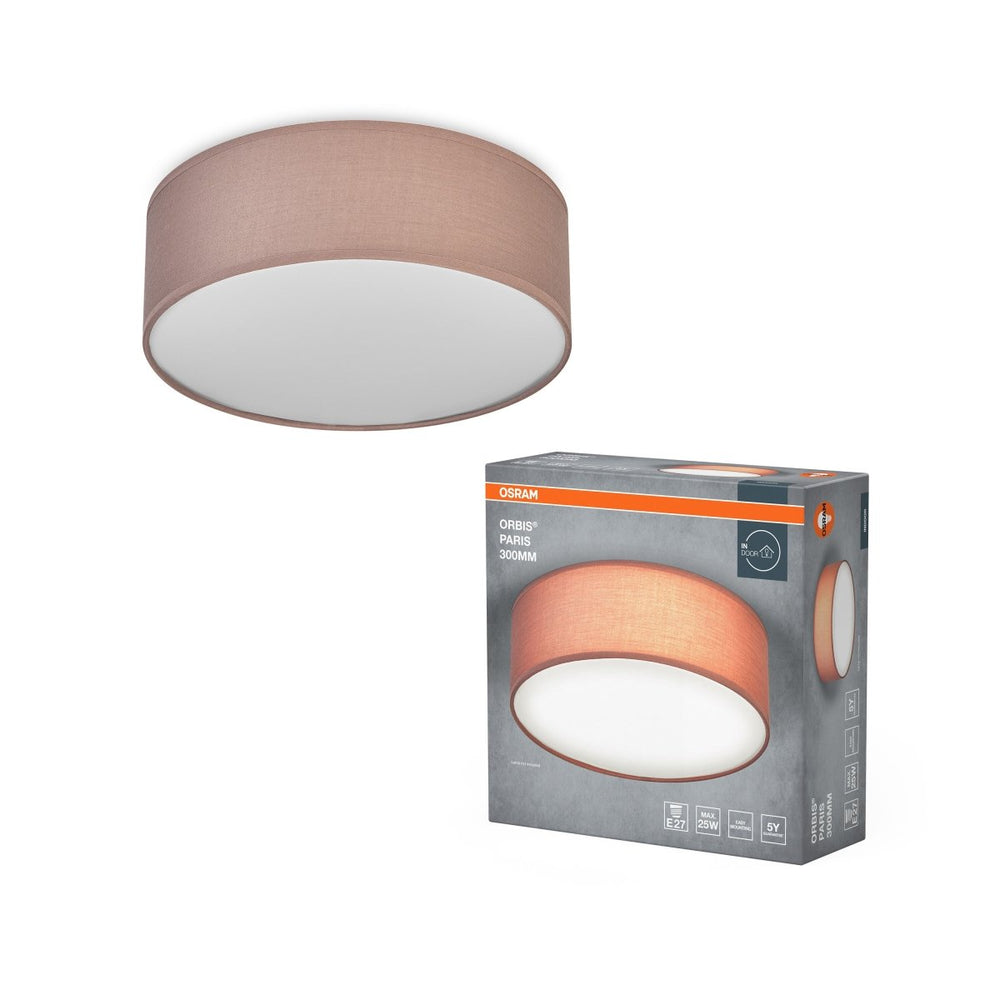 LED stropní svítidlo hnědé E27 ORBIS PARIS 300 mm OSRAM