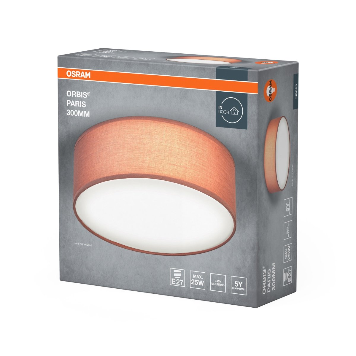 4099854449406 - LED stropní svítidlo hnědé E27 ORBIS PARIS 300 mm OSRAM - Stropní svítidlo - LEDVANCE e - shop