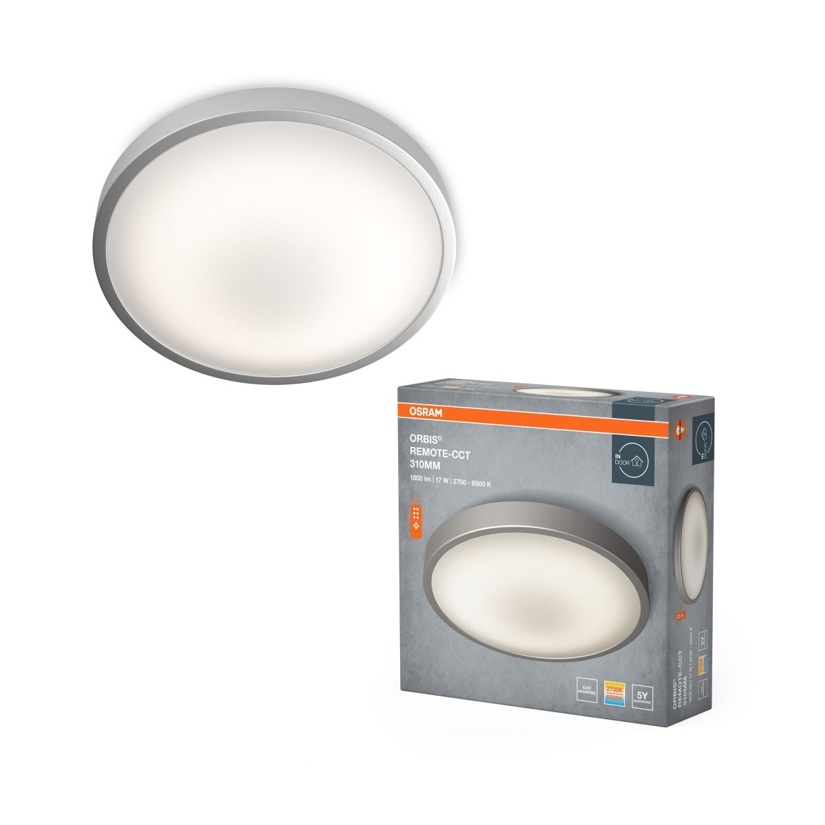 4099854446894 - LED stropní svítidlo ORBIS 310 14W s ovládáním OSRAM - Stropní svítidlo - LEDVANCE e - shop