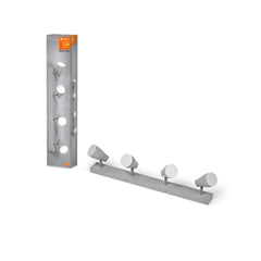 4058075826557 - LED stropní svítidlo šedé SPOT PEAR 17.2 W, teplá bílá - Stropní svítidlo - LEDVANCE e - shop