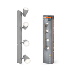 4099854473906 - LED stropní svítidlo šedé SPOT PEAR 17.2 W, teplá bílá OSRAM - Stropní svítidlo - LEDVANCE e - shop
