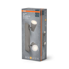 4099854473869 - LED stropní svítidlo šedé SPOT PEAR 8.6 W, teplá bílá OSRAM - Stropní svítidlo - LEDVANCE e - shop