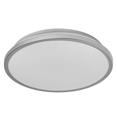 4058075829268 - LED stropní svítidlo stříbrné 16 W DUBLIN 300 mm, teplá bílá - Stropní svítidlo - LEDVANCE e - shop