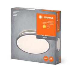 4058075829268 - LED stropní svítidlo stříbrné 16 W DUBLIN 300 mm, teplá bílá - Stropní svítidlo - LEDVANCE e - shop