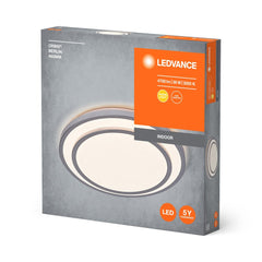 4058075829343 - LED stropní svítidlo stříbrné 36 W BERLIN 490 mm, teplá bílá - Stropní svítidlo - LEDVANCE e - shop