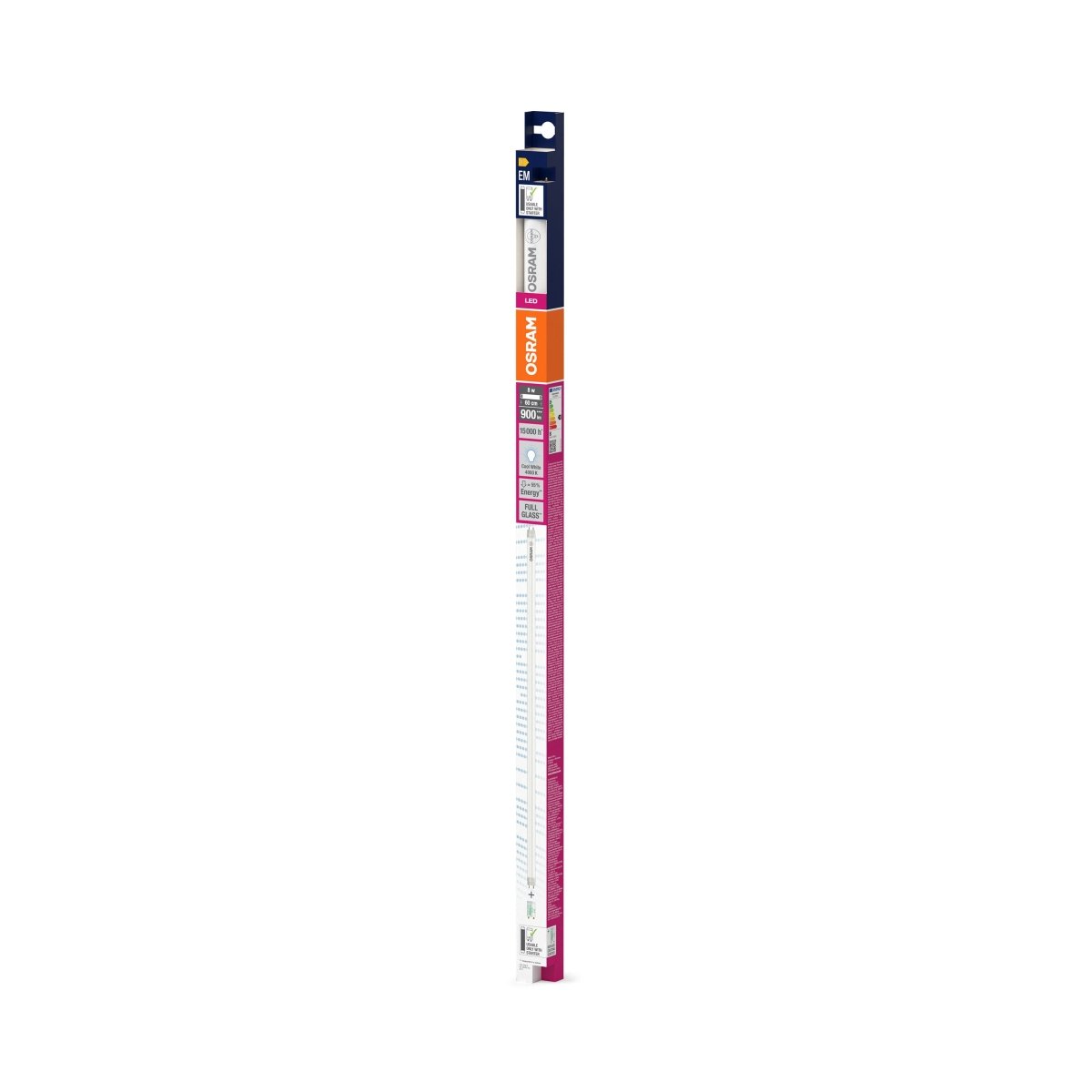4099854438523 - LED trubice VALUE LED TUBE T8 18 EM, 600mm, 8W, Denní bílá - Czechia LEDVANCE e - shop