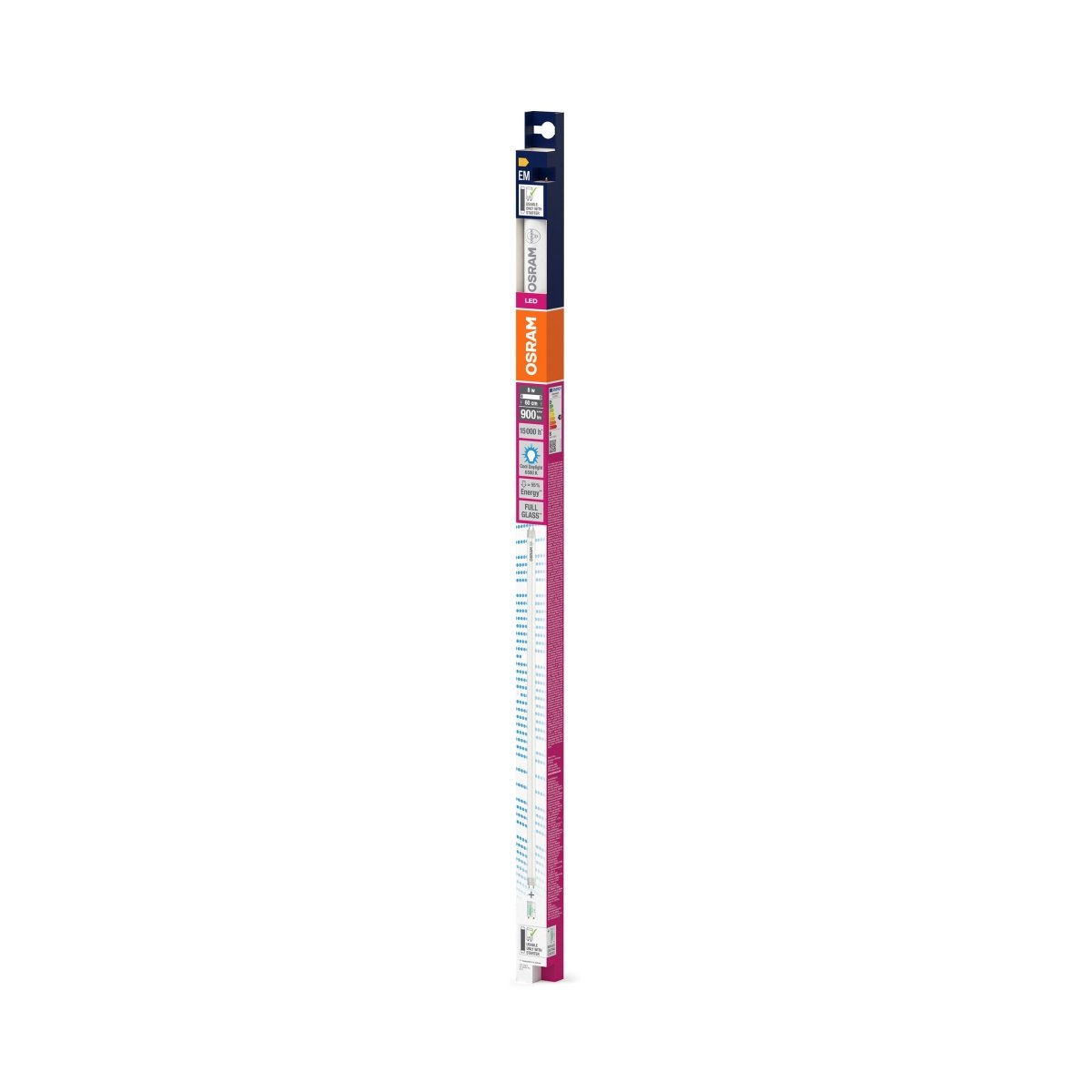 4099854438547 - LED trubice VALUE LED TUBE T8 18 EM, 600mm, 8W, Studená bílá - Czechia LEDVANCE e - shop