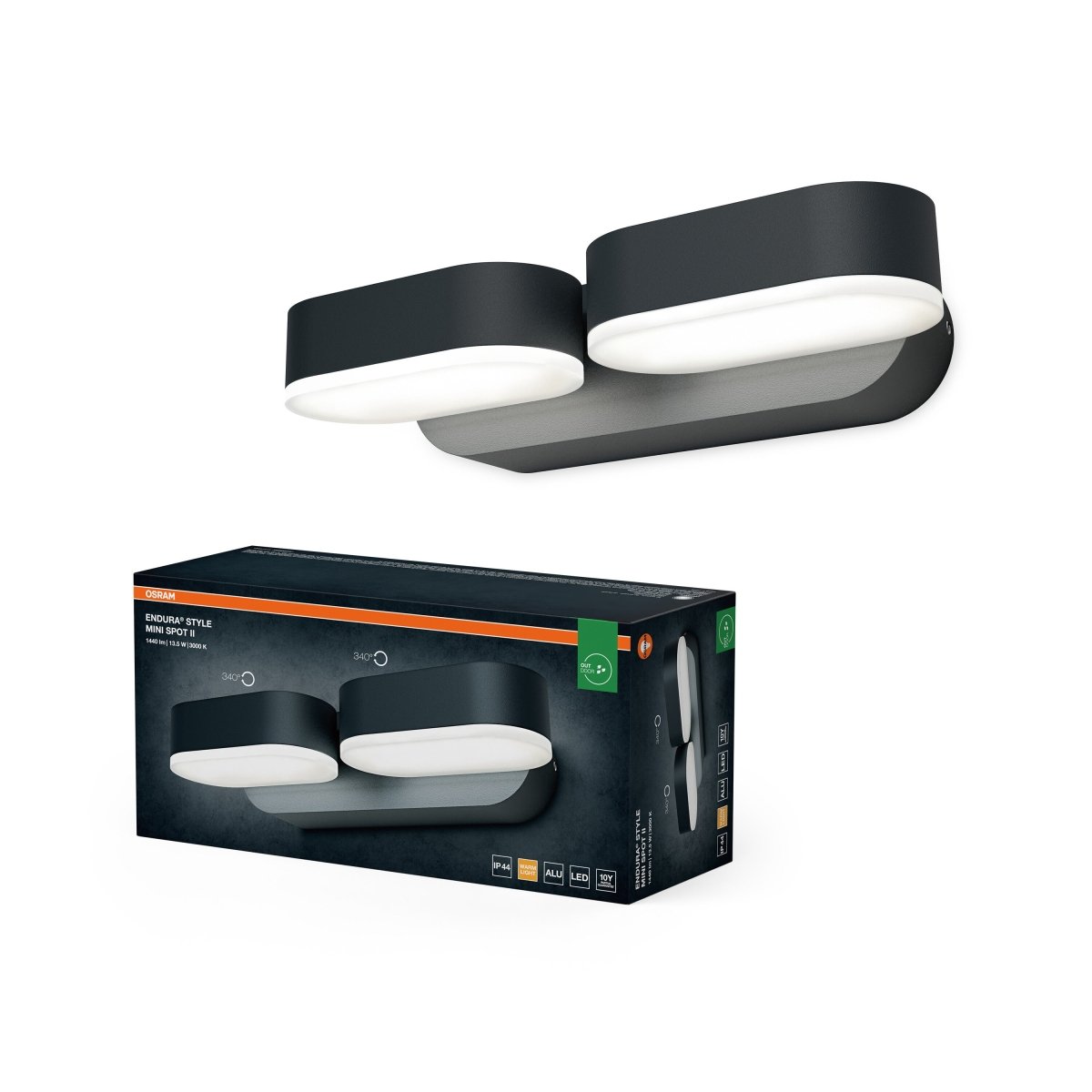 4099854461521 - LED Venkovní dekorativní svítido 13,50 W Teplá bílá 100 mm - Venkovní dekorativní svítidlo - LEDVANCE e - shop