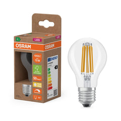 4099854477935 - LED žárovka Classic A 75 Filament DIM, Třída A, 5W, Teplá bílá, Čirá, E27 - Czechia LEDVANCE e - shop