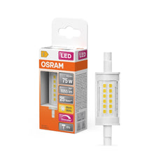 4099854503597 - LED žárovka LED Slim Line 78, Stmívatelná, 9.5W, Teplá bílá, Čirá, R7s - Czechia LEDVANCE e - shop