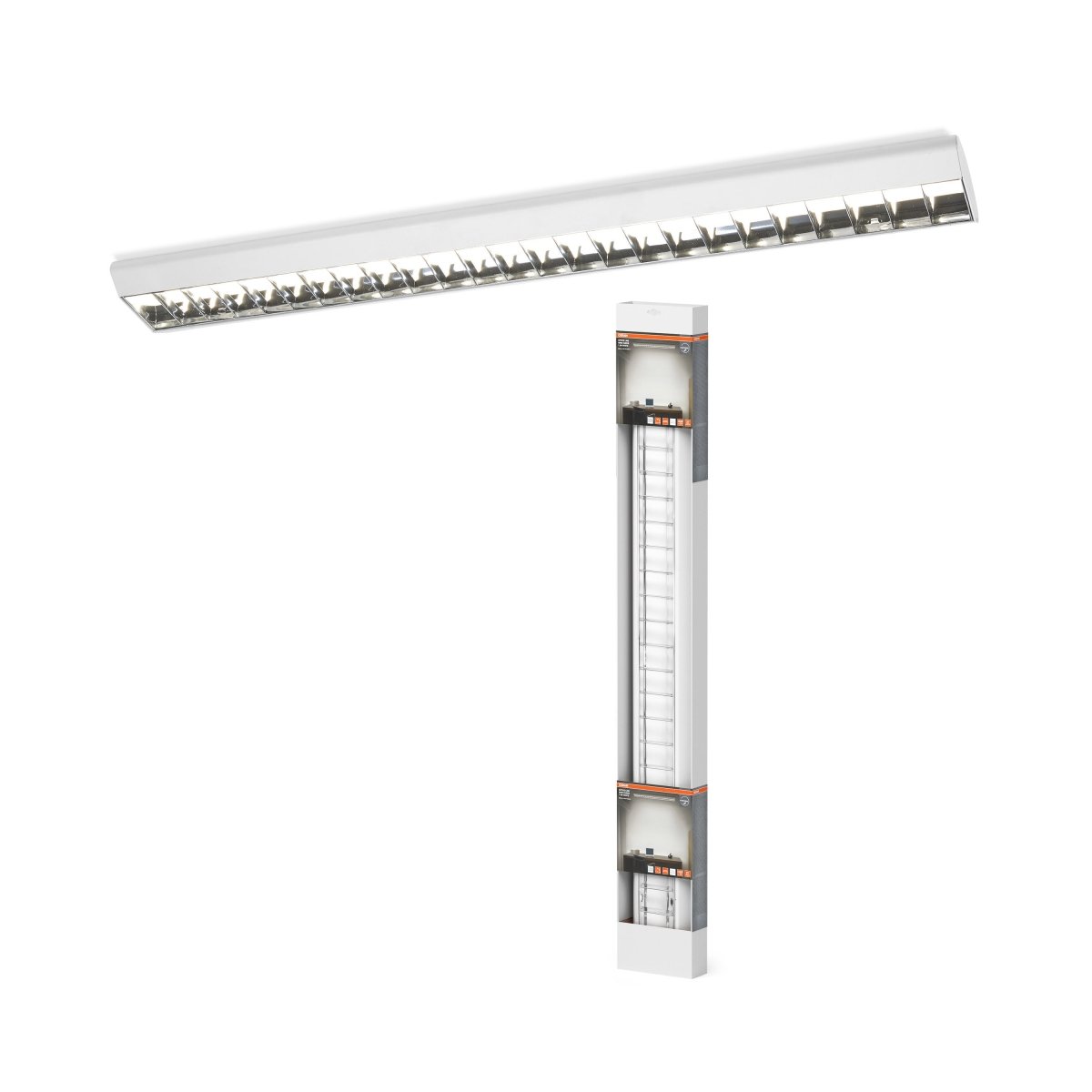 4099854589706 - Lineární LED panel Office Line Grid Curve, bílá, studená bílá - LED Panel - Czechia LEDVANCE e-shop