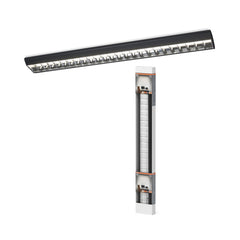 4099854589683 - Lineární LED panel Office Line Grid Curve, černá, studená bílá - LED Panel - Czechia LEDVANCE e-shop