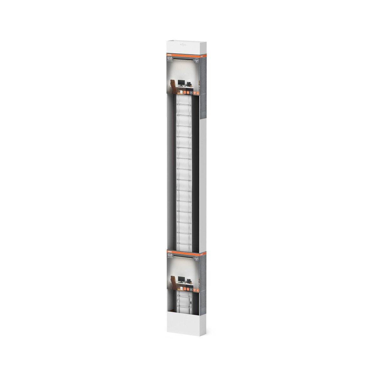4099854589683 - Lineární LED panel Office Line Grid Curve, černá, studená bílá - LED Panel - Czechia LEDVANCE e-shop
