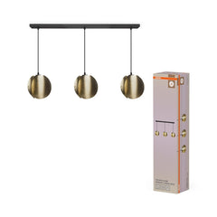 4058075852297 - Lineární závěsná lampa Globe Gold 3xE27 - Závěsné - Czechia LEDVANCE e - shop