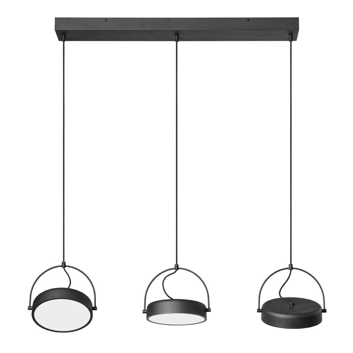 4058075846562 - Lineární závěsné svítidlo Puck (3 svítidla), 36W, Teplá bílá, Černé - Czechia LEDVANCE e - shop