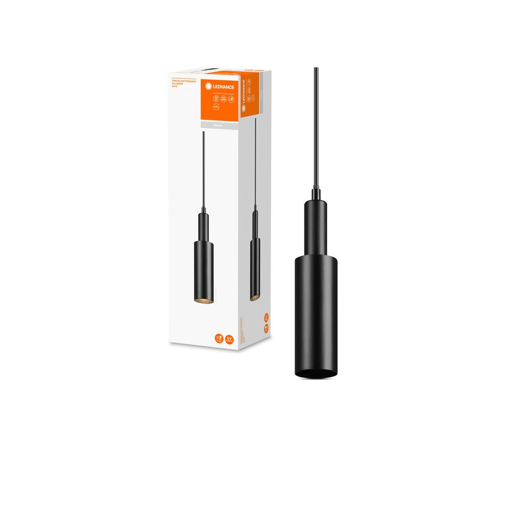 Lustr černý GU10 TRACKLIGHT PENDANT CYLINDER