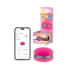 4099854667824 - Makronka Bluetooth reproduktor Růžový s RGB osvětlením - Czechia LEDVANCE e - shop