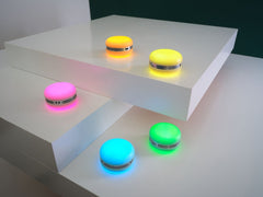 4099854667824 - Makronka Bluetooth reproduktor Růžový s RGB osvětlením - Czechia LEDVANCE e - shop