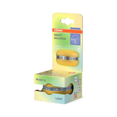 4099854667848 - Makronka Bluetooth reproduktor Žlutý s RGB osvětlením - Czechia LEDVANCE e - shop