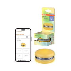 4099854667848 - Makronka Bluetooth reproduktor Žlutý s RGB osvětlením - Czechia LEDVANCE e - shop