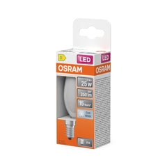 4099854466311 - Matná LED malá žárovka E14 2,5 W CLASSIC B, studená bílá OSRAM - Žárovka - LEDVANCE e - shop