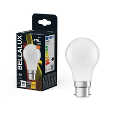 4058075542563 - Matná LED žárovka B22d 4.9W CLASSIC A, teplá bílá - Žárovka - LEDVANCE e - shop