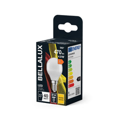 4058075128323 - Matná LED žárovka E14 4.9W CLASSIC P, teplá bílá - Žárovka - LEDVANCE e - shop