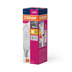 4058075152915 - Matná LED žárovka E14 7 W CLASSIC B, teplá bílá - Žárovka - LEDVANCE e - shop
