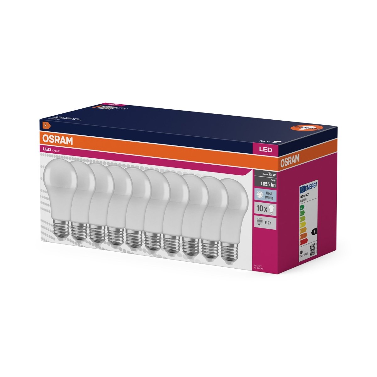 4099854808111 - Matná LED žárovka E27 10 W CLASSIC A, studená bílá - Žárovka - Czechia LEDVANCE e-shop