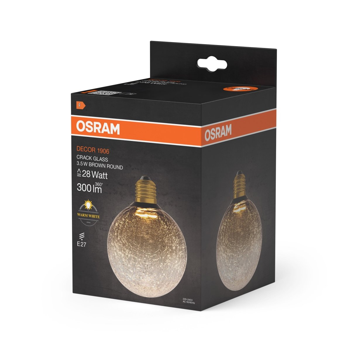 4099854608445 - Matná LED žárovka E27 3,5 W DECOR LAMP, hnědá, náhrada 28 W - Žárovka - Czechia LEDVANCE e-shop