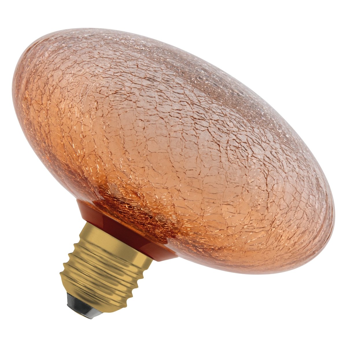 4099854608643 - Matná LED žárovka E27 3,5 W DECOR LAMP, oranžová, plochá - Žárovka - Czechia LEDVANCE e-shop