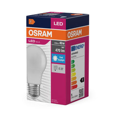 4099854109676 - Matná LED žárovka E27 4,9 W CLASSIC A, denní světlo 6500K - Žárovka - Czechia LEDVANCE e-shop