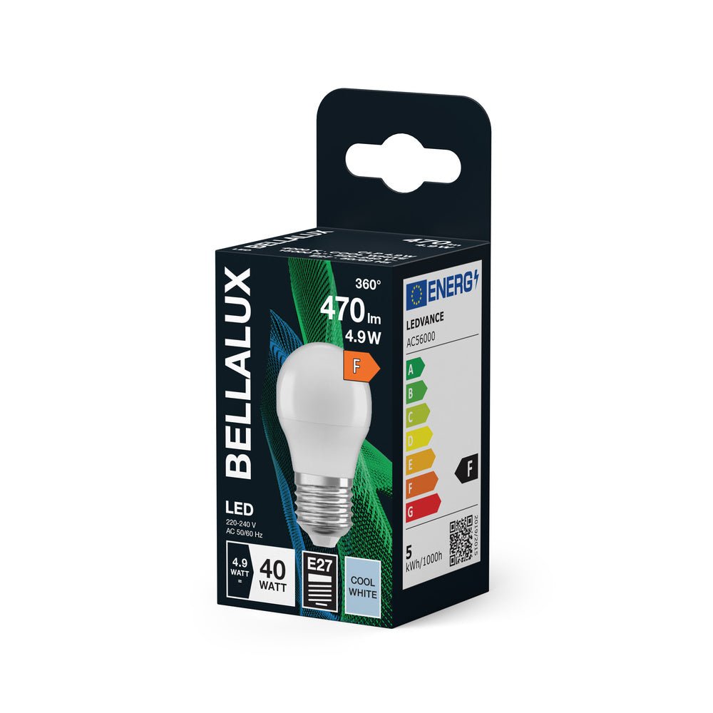 4058075128361 - Matná LED žárovka E27 4.9W CLASSIC P, studená bílá - Žárovka - LEDVANCE e - shop