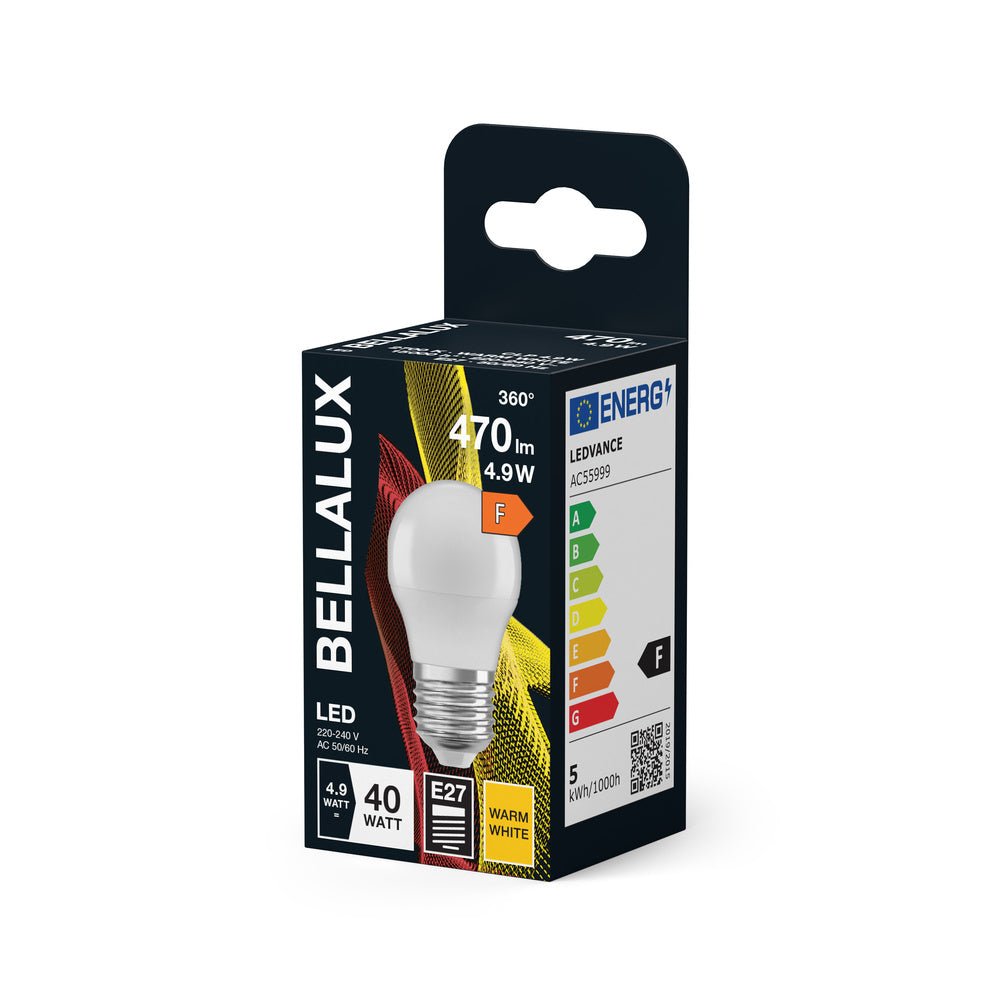 4058075304130 - Matná LED žárovka E27 4.9W CLASSIC P, teplá bílá - Žárovka - LEDVANCE e - shop