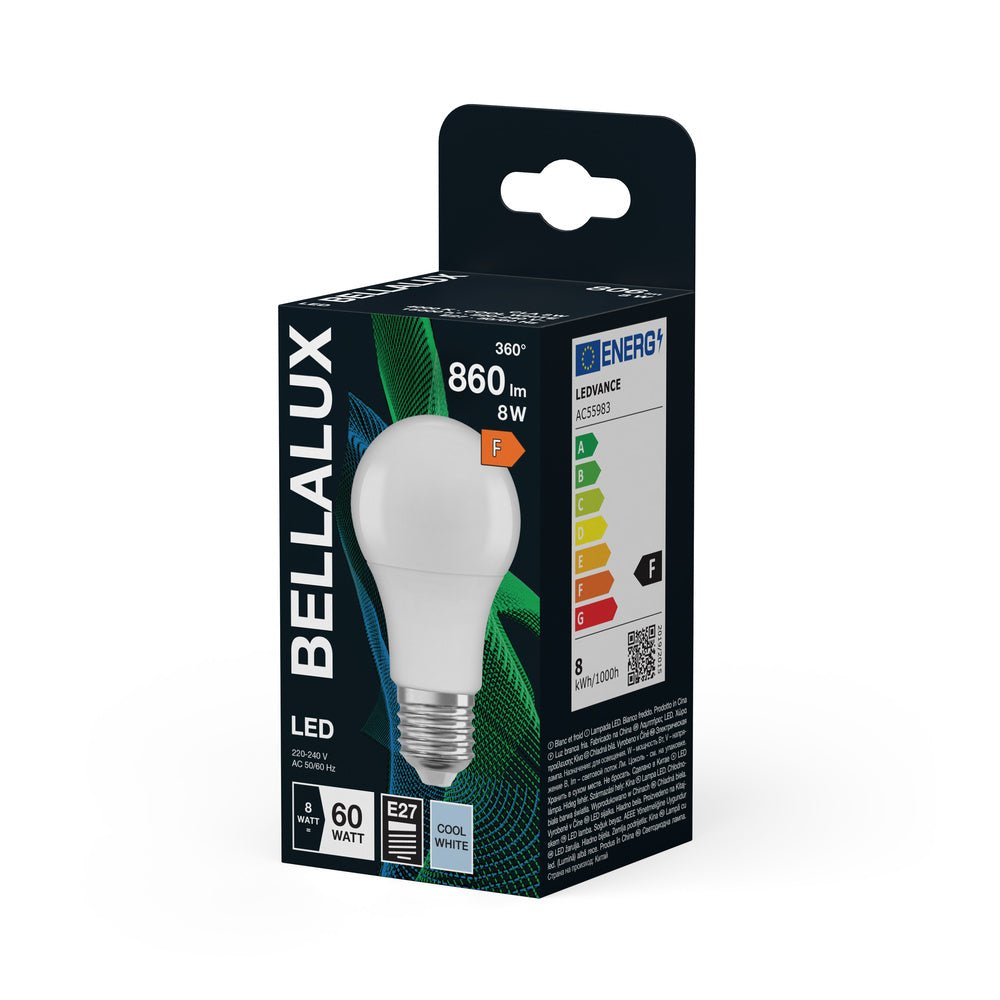 4058075128088 - Matná LED žárovka E27 8.5W CLASSIC A, studená bílá - Žárovka - LEDVANCE e - shop