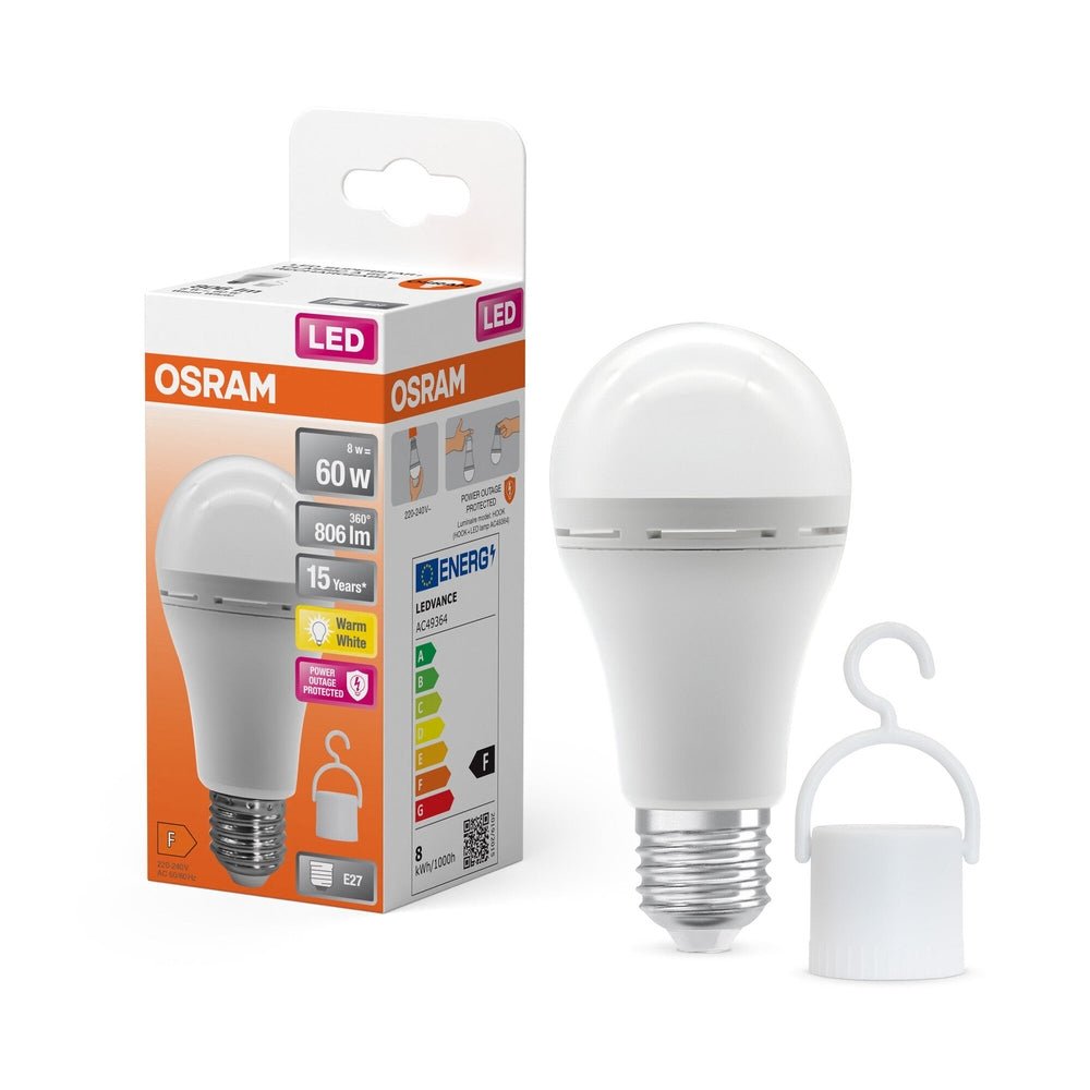 Matná LED žárovka E27 8W CLASSIC A, teplá bílá