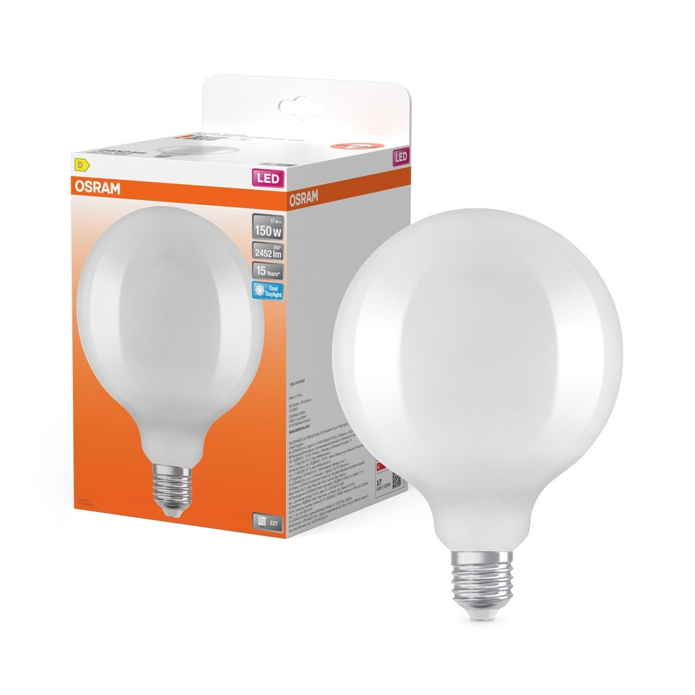 Matná LED žárovka E27 STAR 17 W, studená bílá, náhrada 150 W