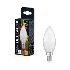4058075128286 - Matná LED žárovka svíčková E14 3.3W CLASSIC B, teplá bílá - Žárovka - LEDVANCE e - shop