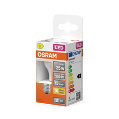 4099854467042 - Matná mini LED žárovka E27 2,5 W CLASSIC P, teplá bílá OSRAM - Žárovka - LEDVANCE e - shop