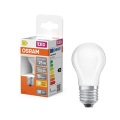 4099854467042 - Matná mini LED žárovka E27 2,5 W CLASSIC P, teplá bílá OSRAM - Žárovka - LEDVANCE e - shop