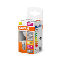 4099854444906 - Mini LED matná stmívatelná žárovka E14 4,8 W CLASSIC P, teplá bílá OSRAM - Žárovka - LEDVANCE e - shop
