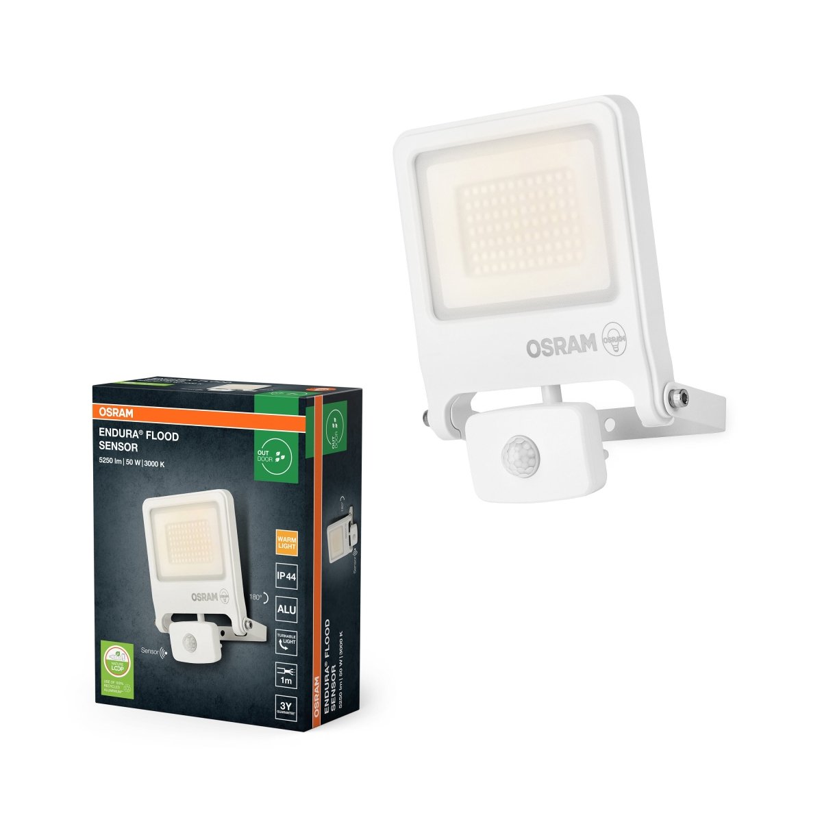 4099854487309 - Moderní LED reflektor s čídlem 50 W ENDURA teplá bílá OSRAM - Reflektor - LEDVANCE e - shop