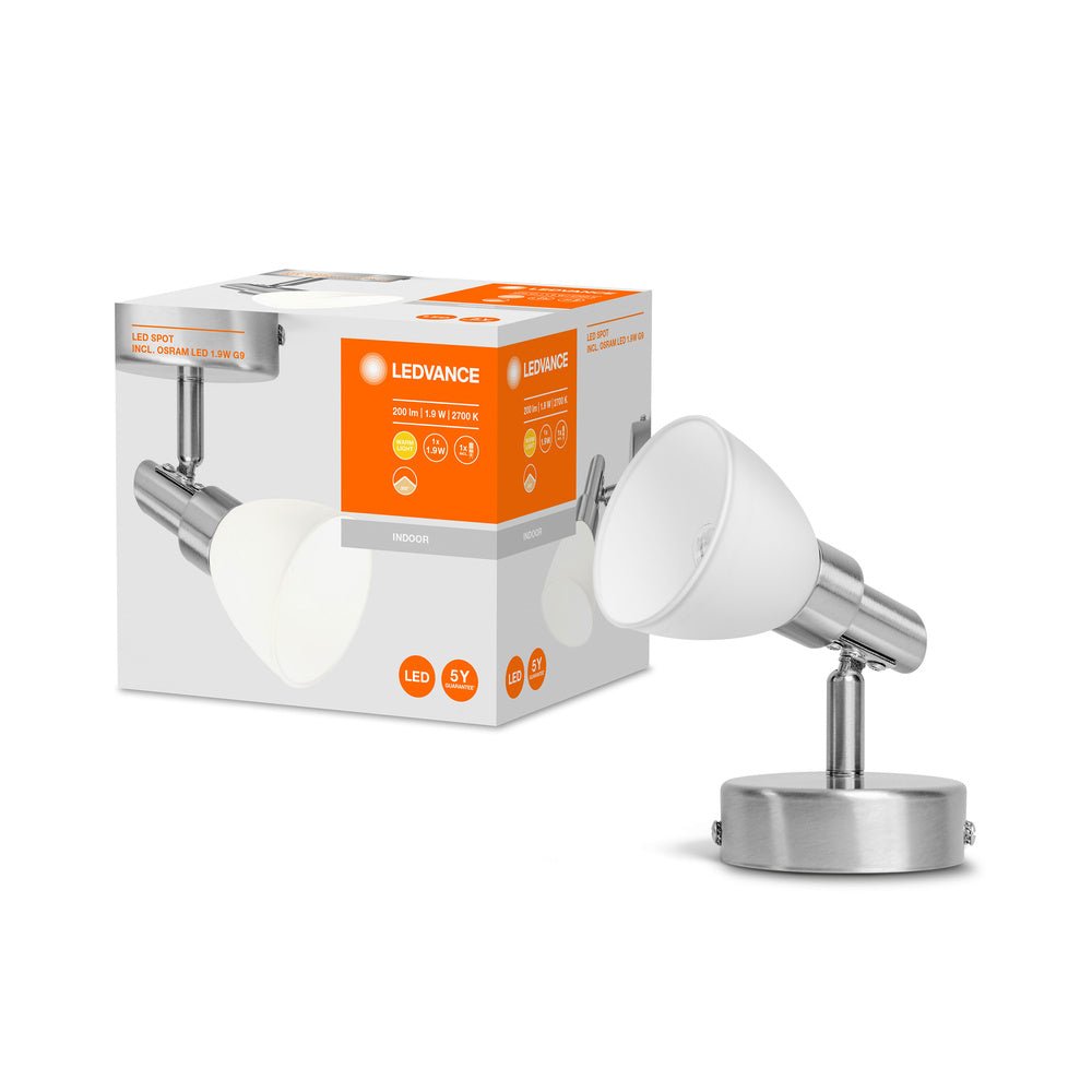 4058075540620 - Moderní LED Stropní svítidlo LED SPOT 1x1.9W, teplá bílá - Stropní svítidlo - LEDVANCE e - shop