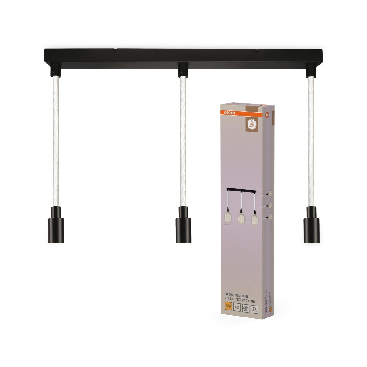 4058075852099 - Moderní závěsné svítidlo Decor Glow Line 3xE27 - Závěsné - Czechia LEDVANCE e - shop