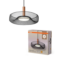4058075847422 - Mřížkované závěsné svítidlo Mesh, 18.5W, Teplá bílá, Černé - Czechia LEDVANCE e - shop