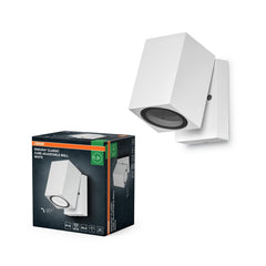 4099854446290 - Nastavitelné venkovní nástěnné svítidlo Endura Classic Cube, Bílá, GU10 - Stropní svítidlo - LEDVANCE e - shop
