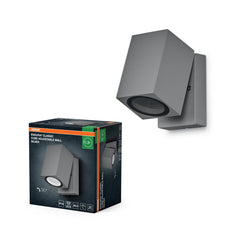 4099854446252 - Nastavitelné venkovní nástěnné svítidlo Endura Classic Cube, stříbrné, GU10 - Stropní svítidlo - LEDVANCE e - shop