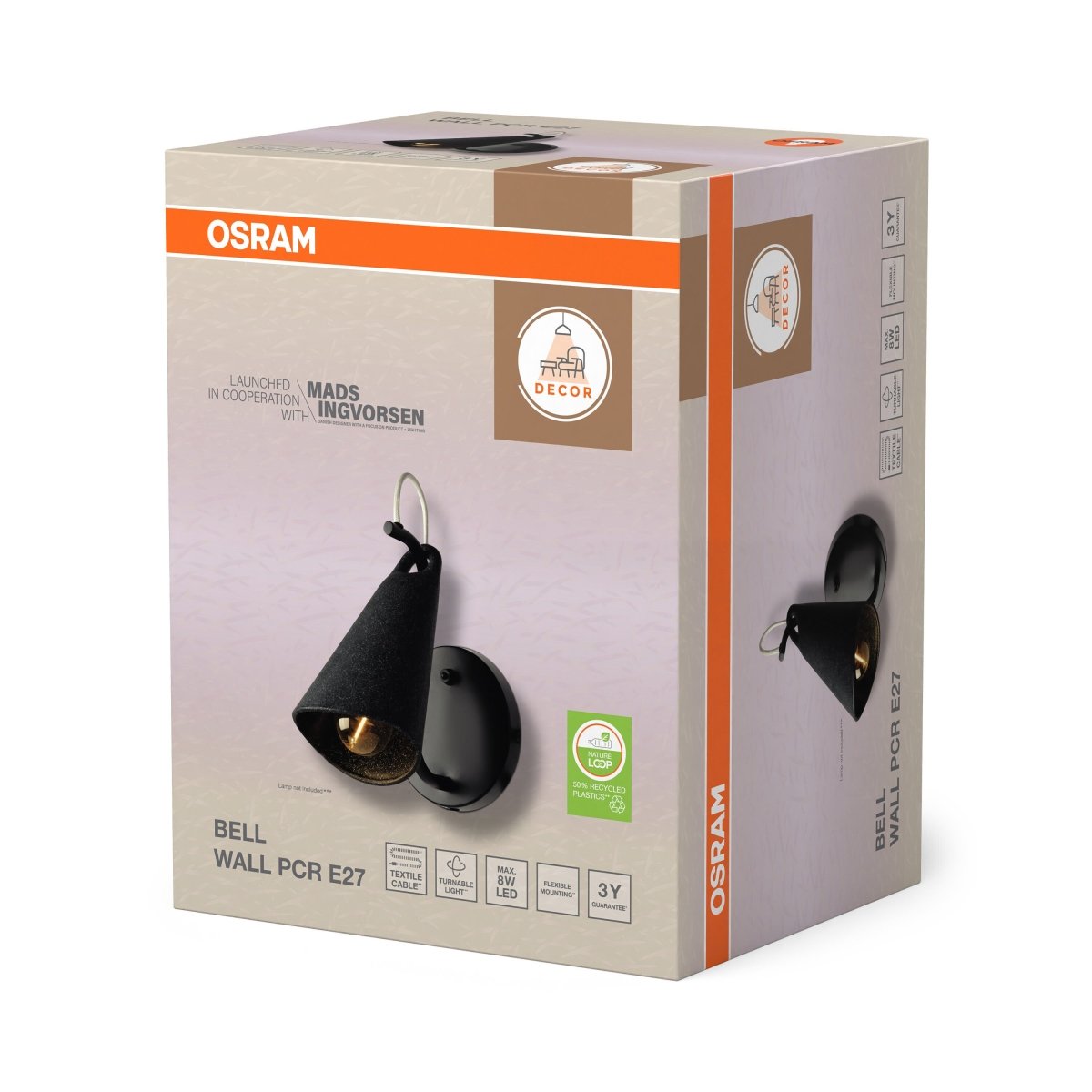 4058075848665 - Nástěnné svítidlo Bell, 1x E27 - Czechia LEDVANCE e - shop