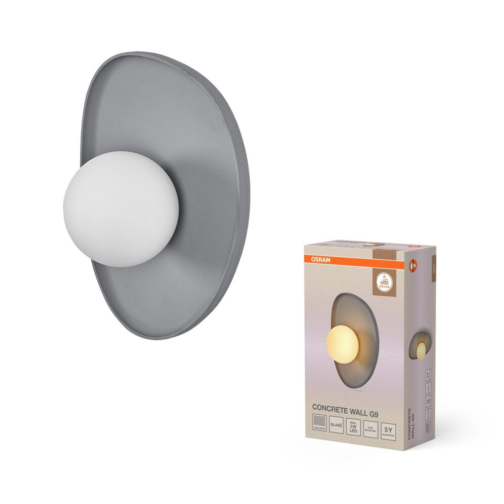 Nástěnné svítidlo Decor Concrete Nest, 1×G9, šedé